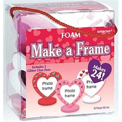 Valentine Make-A-Frame Foam Sticker Kit