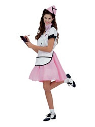 Adult 50's Soda Pop Girl Costume