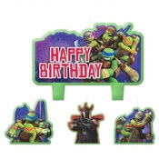 Teenage Mutant Ninja Turtles Birthday Candle Set (4/pkg)