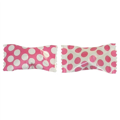 Pink Polka Dot Buttermint Creams (50/pkg)