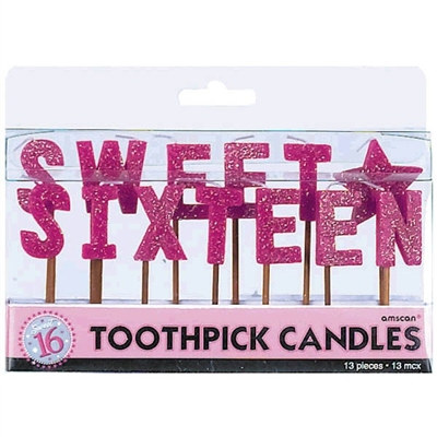 Sweet 16 Candle Set