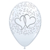 Entwined Hearts Latex Balloons (6/pkg)