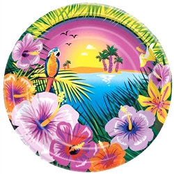 Luau Party Lunch Plates (8/pkg)