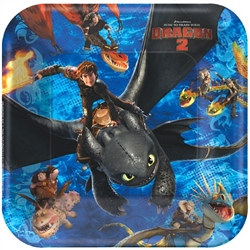 How to Train Your Dragon Lunch Plates