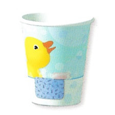 Splish Splash Rubber Duckie Cups, 9 ounces, 8/pkg