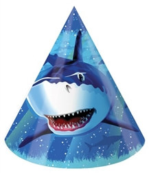 Shark Party Hats (8/pkg)