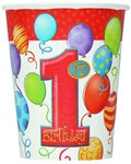 1st Birthday Hot/Cold Cups (8/pkg)