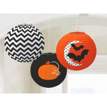 Halloween Paper Lanterns (3/pkg)