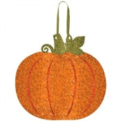 Glitter Pumpkin Sign