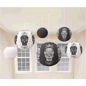 Day of the Dead Paper Lanterns (6/pkg)