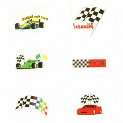 Racing Tattoos (144/pkg)