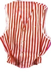 Red and White Striped Vest