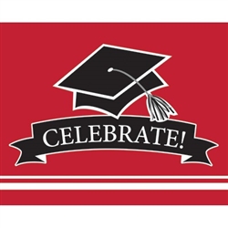 These red graduation invitations will co-ordinate with the graduate's school colors. 25 invitations with color matching envelopes are included in each package. Invitations measure 4 x 6.