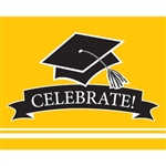 Theseyellow graduation invitations will co-ordinate with the graduate's school colors. 25 invitations with color matching envelopes are included in each package. Invitations measure 4 x 6.