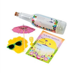 Tropical Invitation In A Bottle (1/pkg)