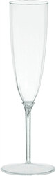 5oz Clear Plastic Champagne Flutes (8/pkg)