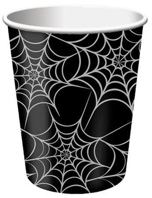 Spider Web Hot/Cold Cups (8/pkg)