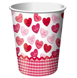 Valentine Sweet Greetings Hot/Cold Cups (8/pkg)