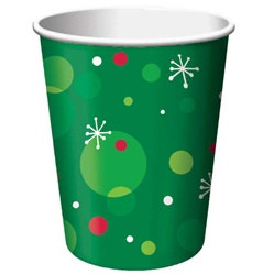 Polka Dot Christmas Hot/Cold Cups