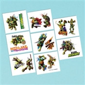 Teenage Mutant Ninja Turtles Tattoos (16/pkg)