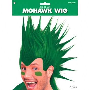 Green Mohawk Wig