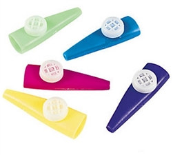 Assorted Plastic Kazoos  (72/pkg)