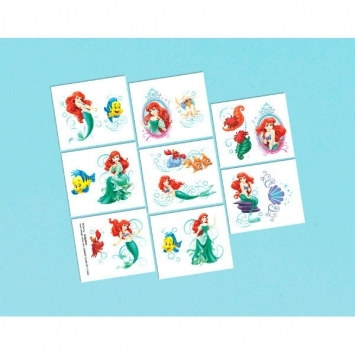 Little Mermaid Tattoos (16/pkg)