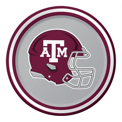 Texas A & M Dessert Plates (8/pkg)