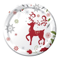 Merry Christmas Dessert Plates (8/pkg)