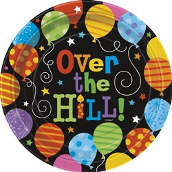 Over the Hill Balloons Lunch Plates (8/pkg)