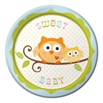 Happy Tree Baby Boy Dessert Plates (8/pkg)