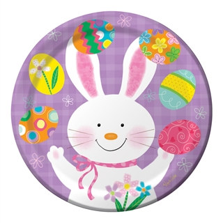 Bunny Juggle Lunch Plates (8/pkg)