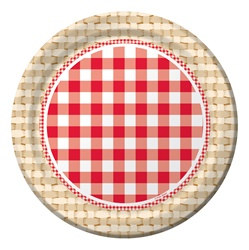 Patriotic Picnic Lunch Plates