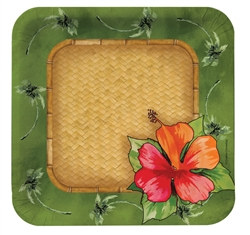 Bamboo Weave Lunch Plates (8/pkg)