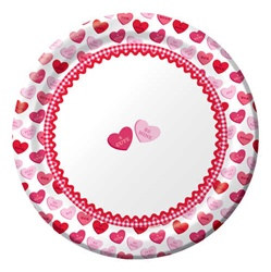 Valentine Sweet Greetings Luncheon Plates (8/pkg)