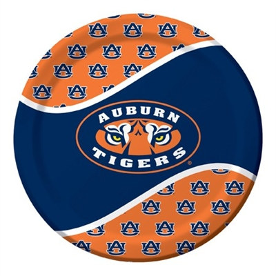 University of Auburn Lunch Plates (8/pkg)