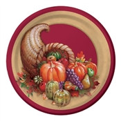 Cornucopia Lunch Plates (8/pkg)