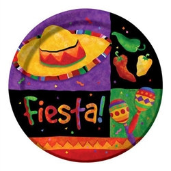Festive Fiesta Lunch Plates (8/pkg)