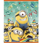 The Despicable Me Loot Bags feature a lively looking group of Minions, led by Stuart. Sporting party hats and tossing serpentines, they are ready to party! Colorful plastic bags measure 7.25 inches by 9 inches and contain 8 per package.