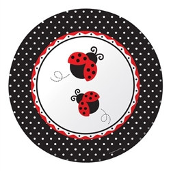 Ladybug Dinner Plates (8/pkg)