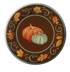 Autumn Scroll Dinner Plates (8/pkg)