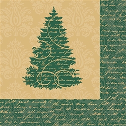 This classic design's understated elegance is perfect for your table.  Add the finishing touch to your Christmas or holiday party with the high-quality napkins. Each napkin is 2-ply and measures 13 inches by 13 inches, 16/pack.