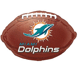 Miami Dolphins Mylar Balloon