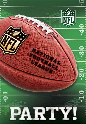 NFL Drive Invitation and Thank You Set