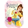 The Beauty and the Beast Invitations will alert guests of a very special event for your little princess. Space to notate the event date, time, and location along with a printed image of Belle and her roses. Complete set of 8 invitations and envelopes.