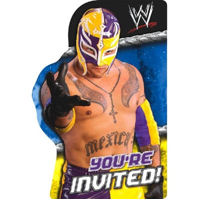 WWE Invitation (8/pkg)