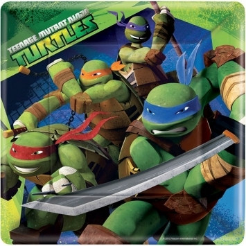 Teenage Mutant Ninja Turtles Lunch Plates (8/pkg)