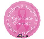 Pink Ribbon Mylar Balloon