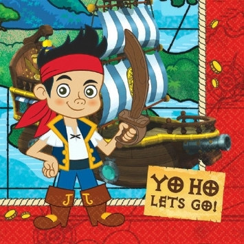 Jake and the Neverland Pirates Lunch Napkins (16/pkg)