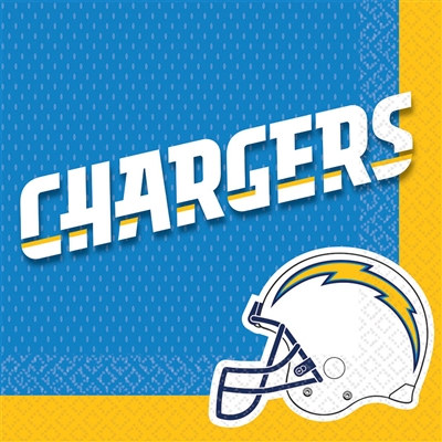 San Diego Chargers Lunch Napkins (16/pkg)